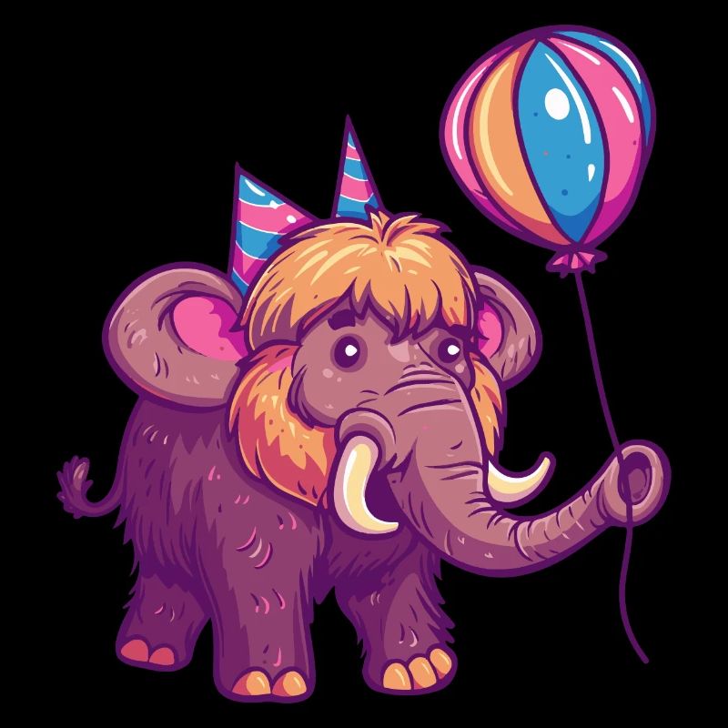 Mammut Geburtstag Comic