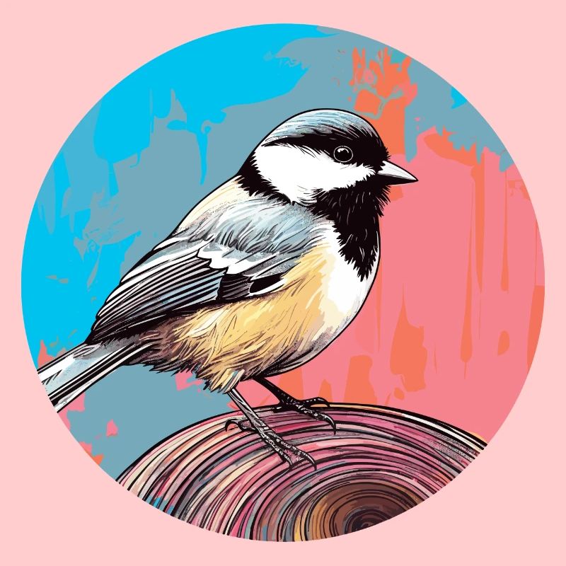 Chickadee bird
