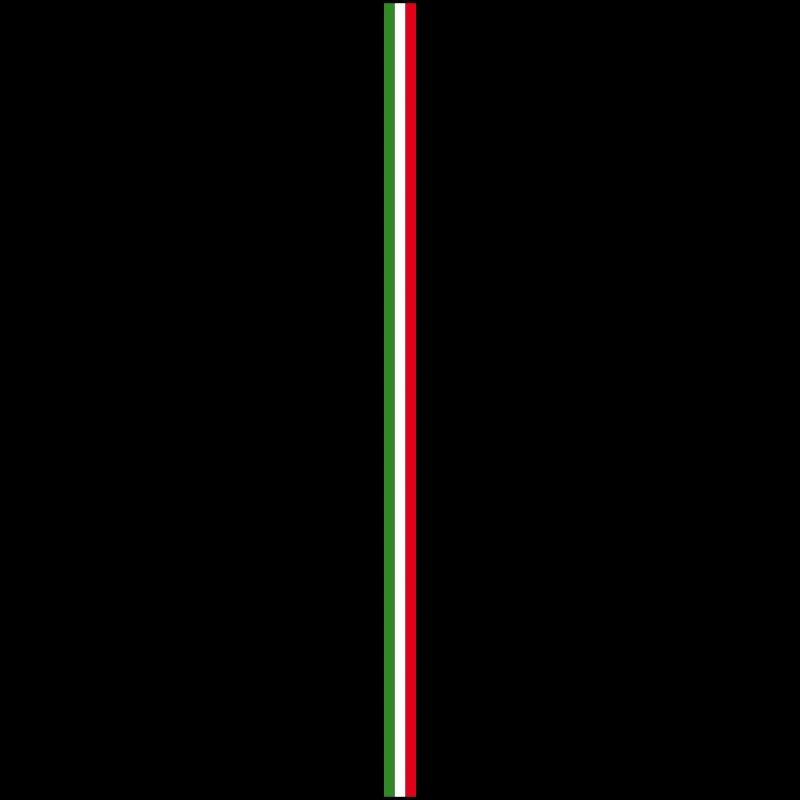 Rayures de style drapeau italien