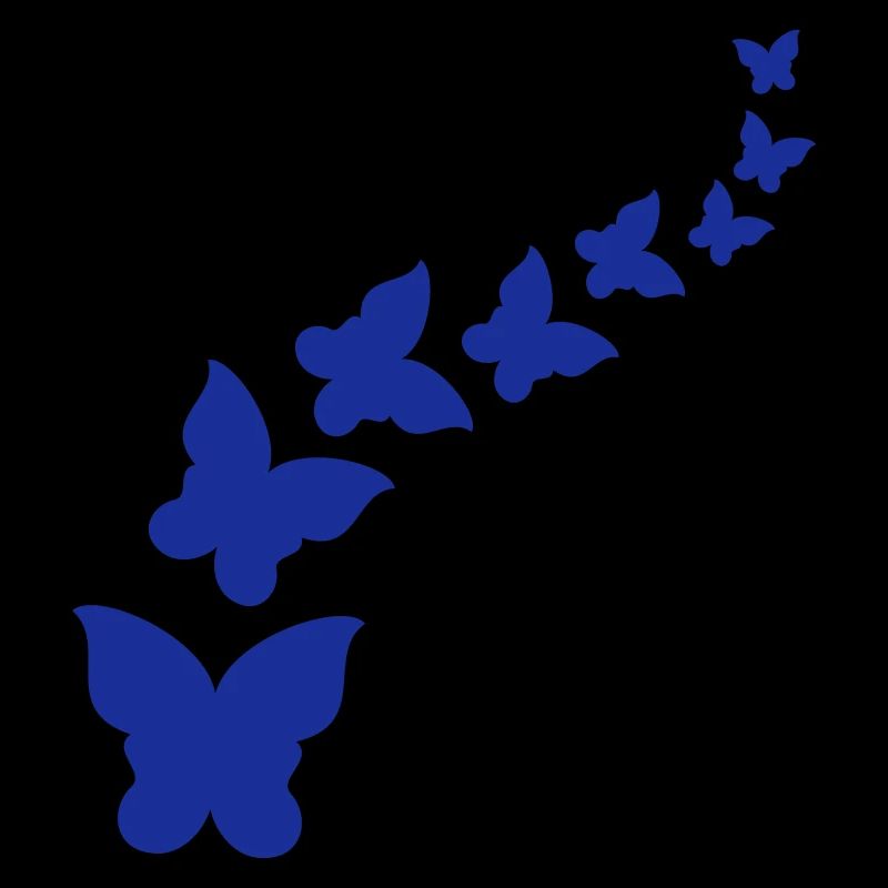 Beau modèle de papillon volant