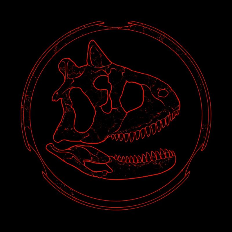 Carnotaurus Fossil Schädel