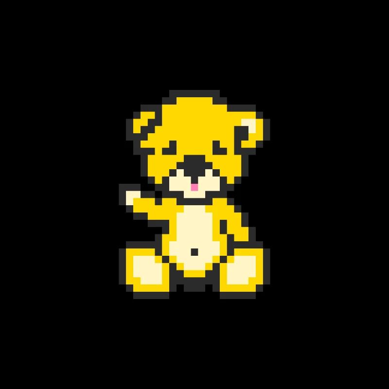 Pixel Bear Sunny