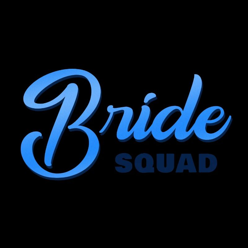 Bride Squad Bleu