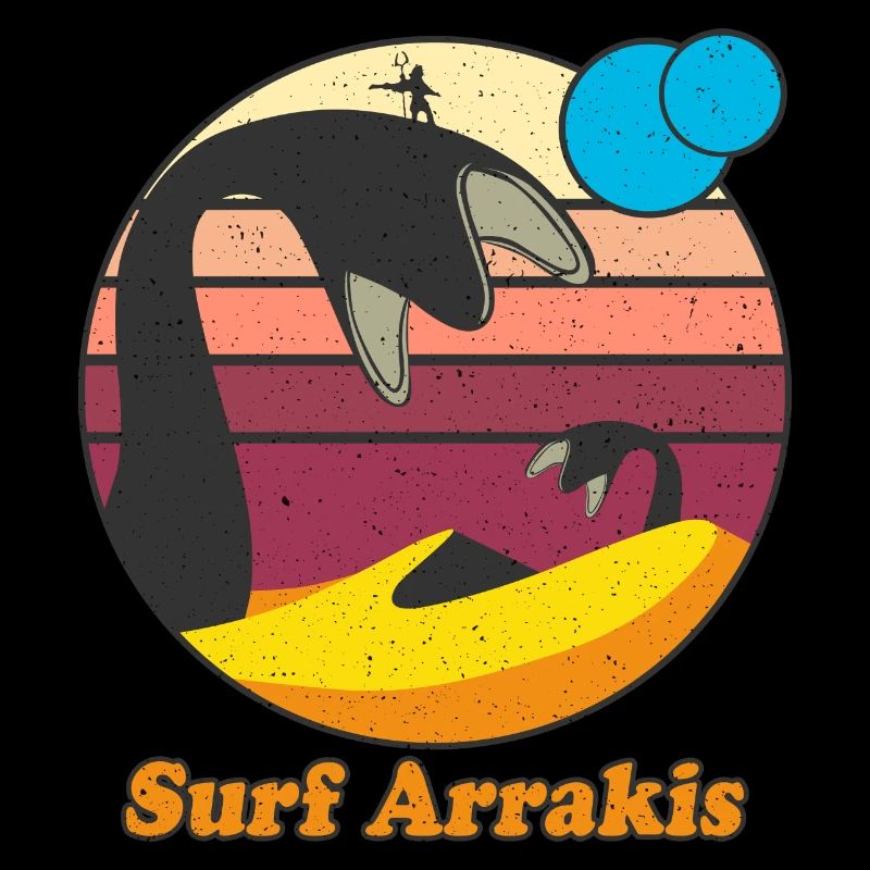 Surf Arrakis Retro Grafik