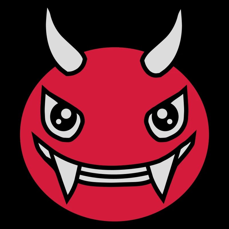 Devil Monster Design Face