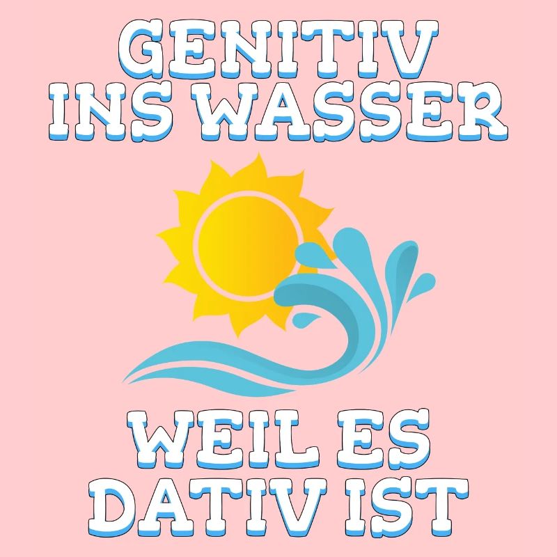 Lehrer Wasser Deutsch Humor Geschenk