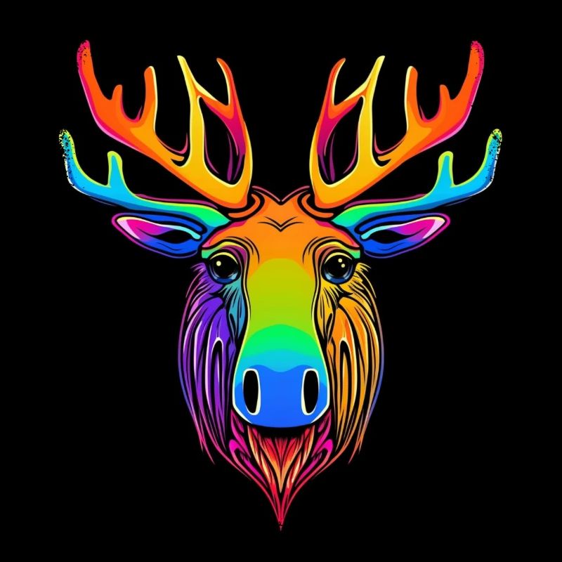 Canadian Moose Blagues Antlers Canada Moose Caution