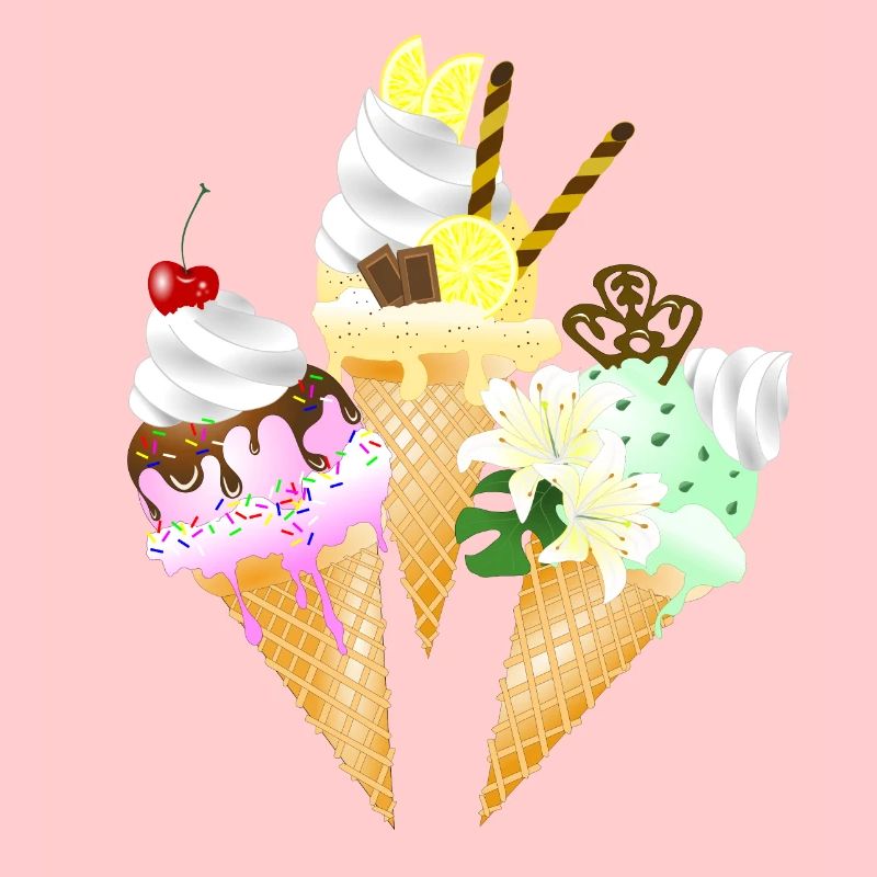 Cornet de crème glacée