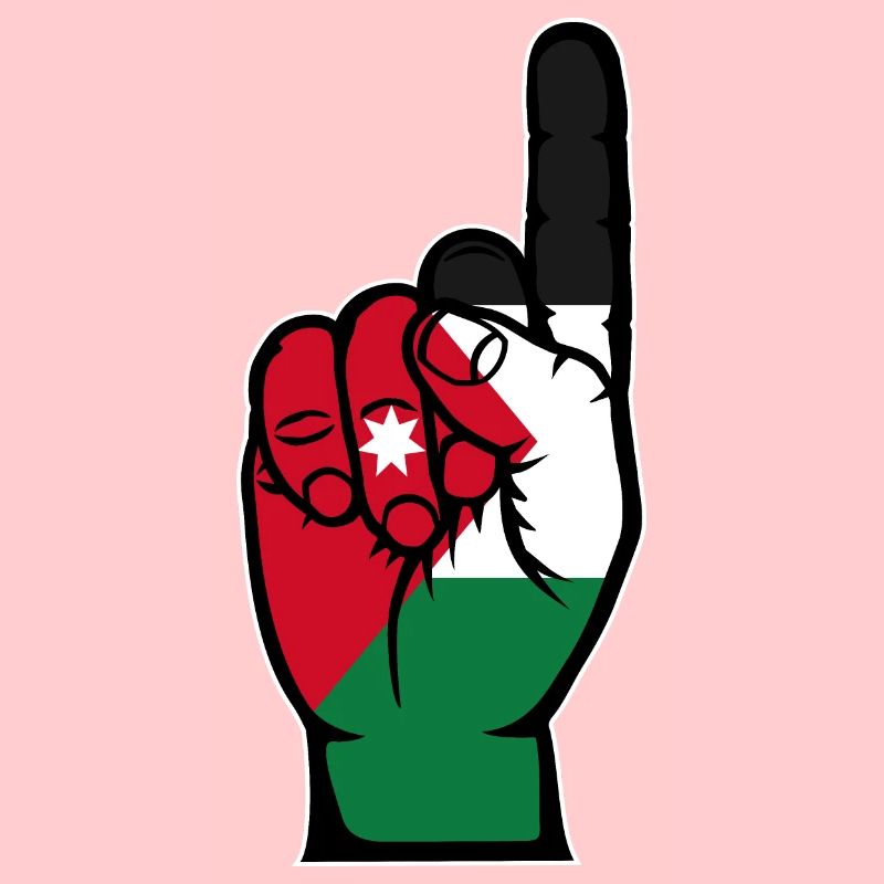 Drapeau jordanien numéro 1