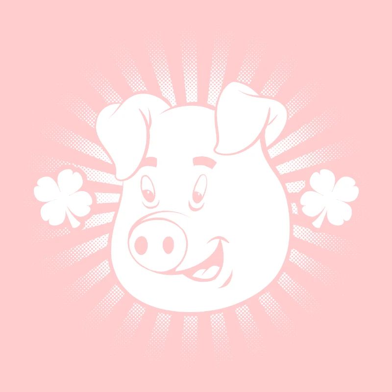 Schweinchen Glück Design