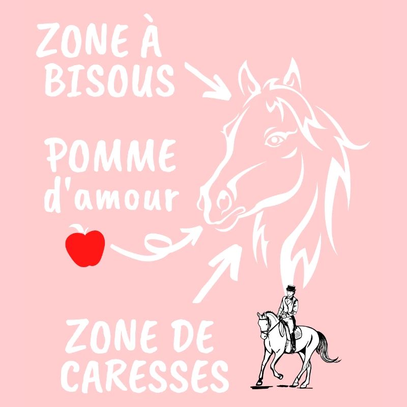 CHEVAL ZONE DE BISOUS