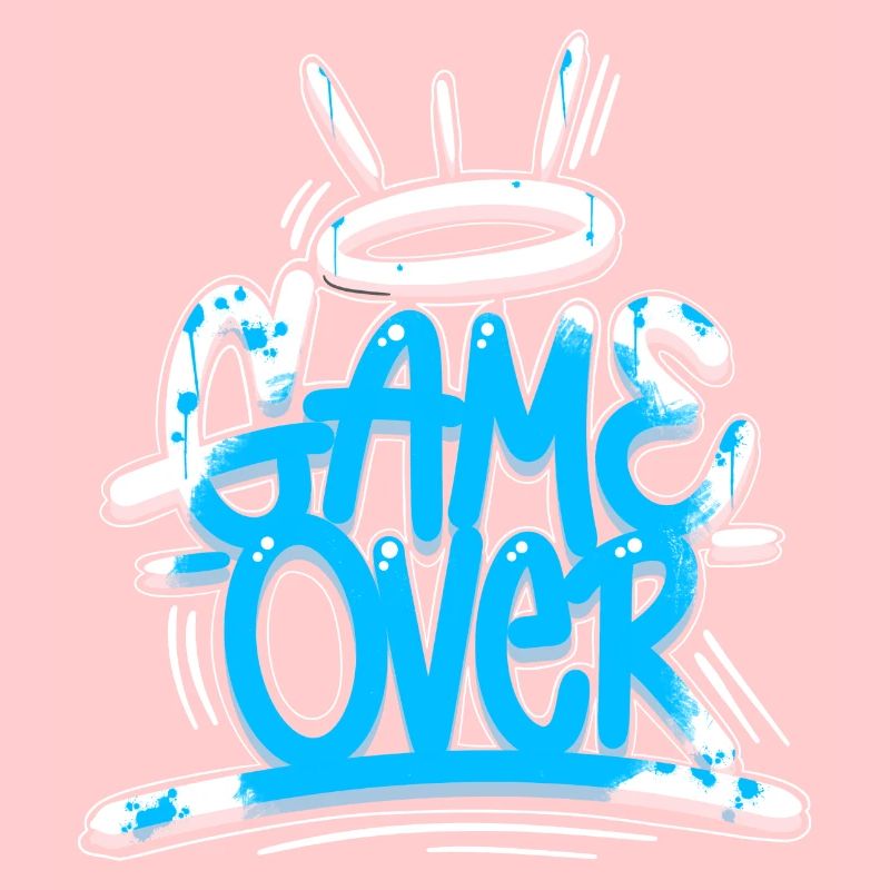 Game over Graffiti design
