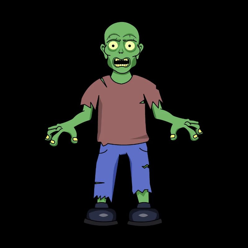 Zombie effrayé