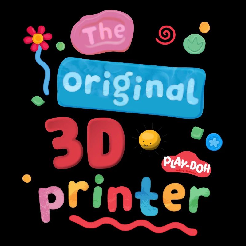 Play-Doh Funny Design The Original 3D-Printer