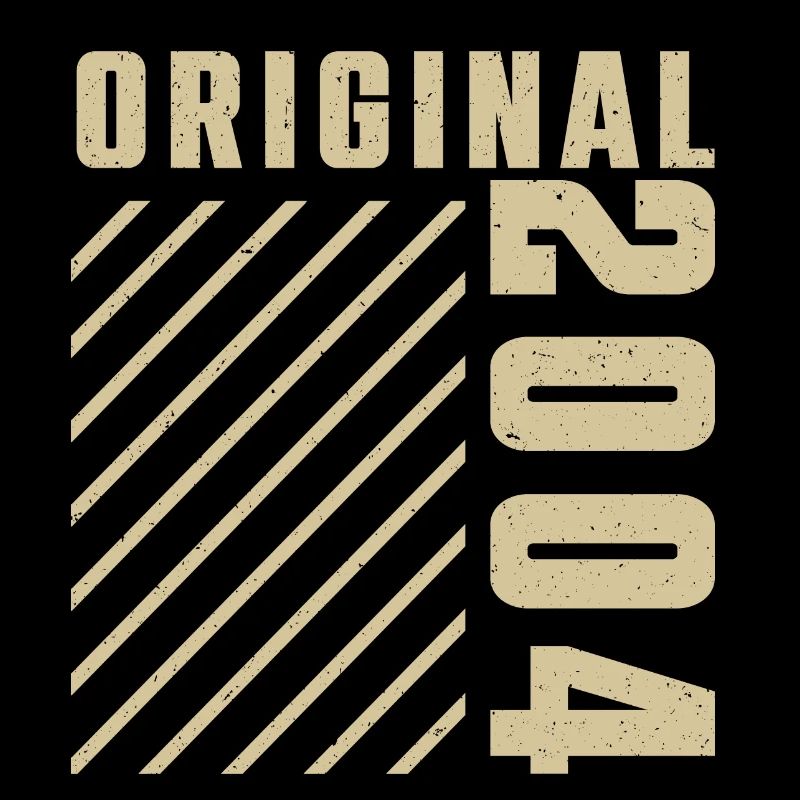 Original 2004 Authentic 2004 Vintage Bursdag