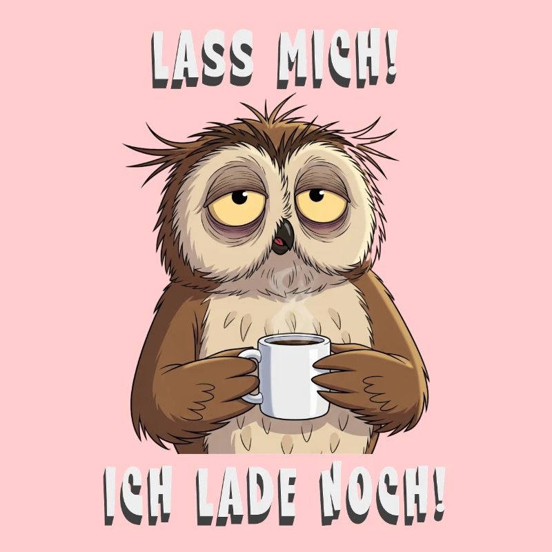 Ich Lade Noch Eule Kaffee Morgenmuffel