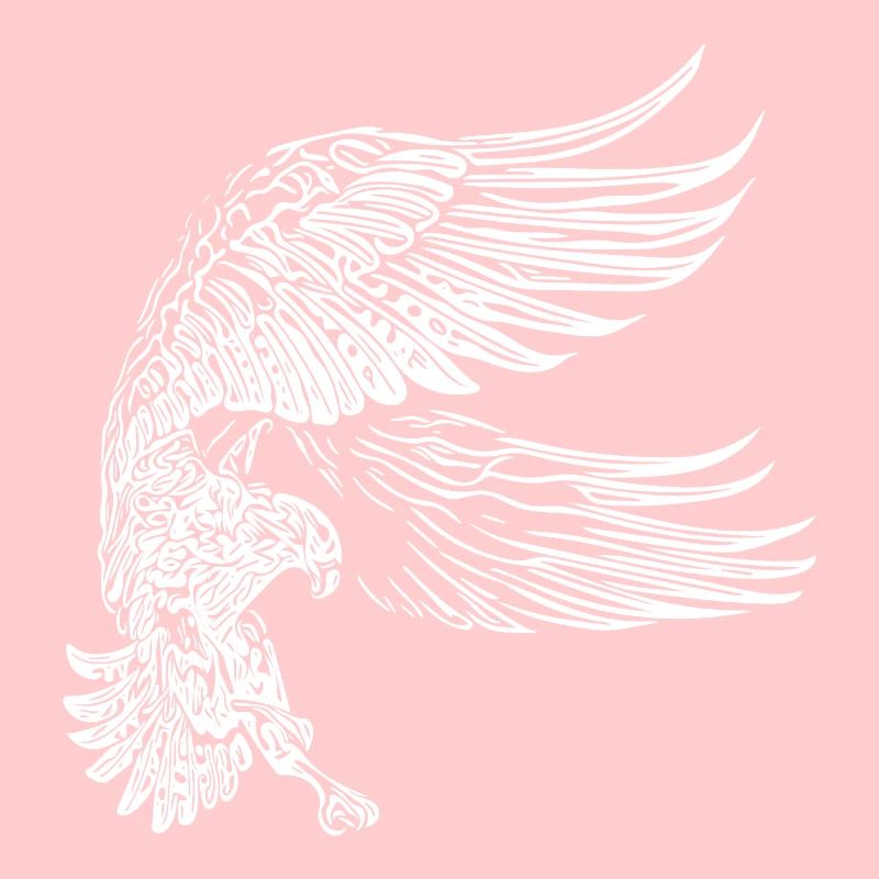 Eagles with huge wings