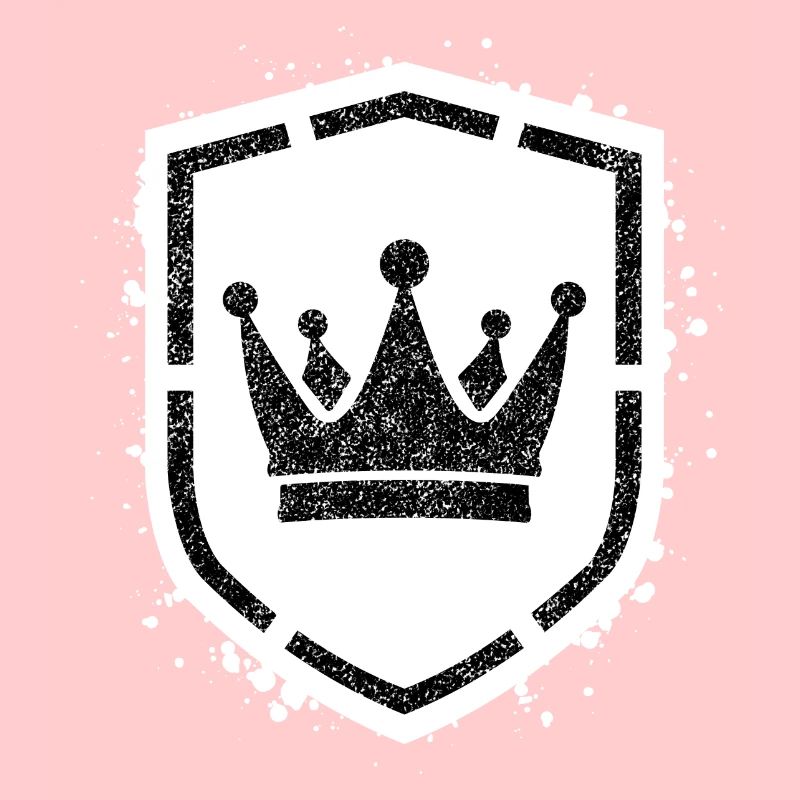 Schwammschablone Krone Schablone Schablone Inside Dial