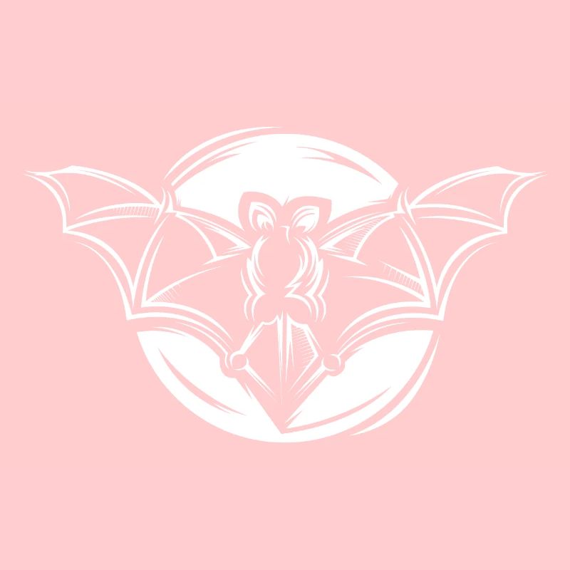 Bat Symbol Moon Illustration Icon Graphic