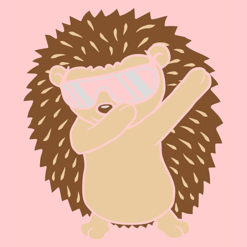 Cool drôle de hérisson dabbing