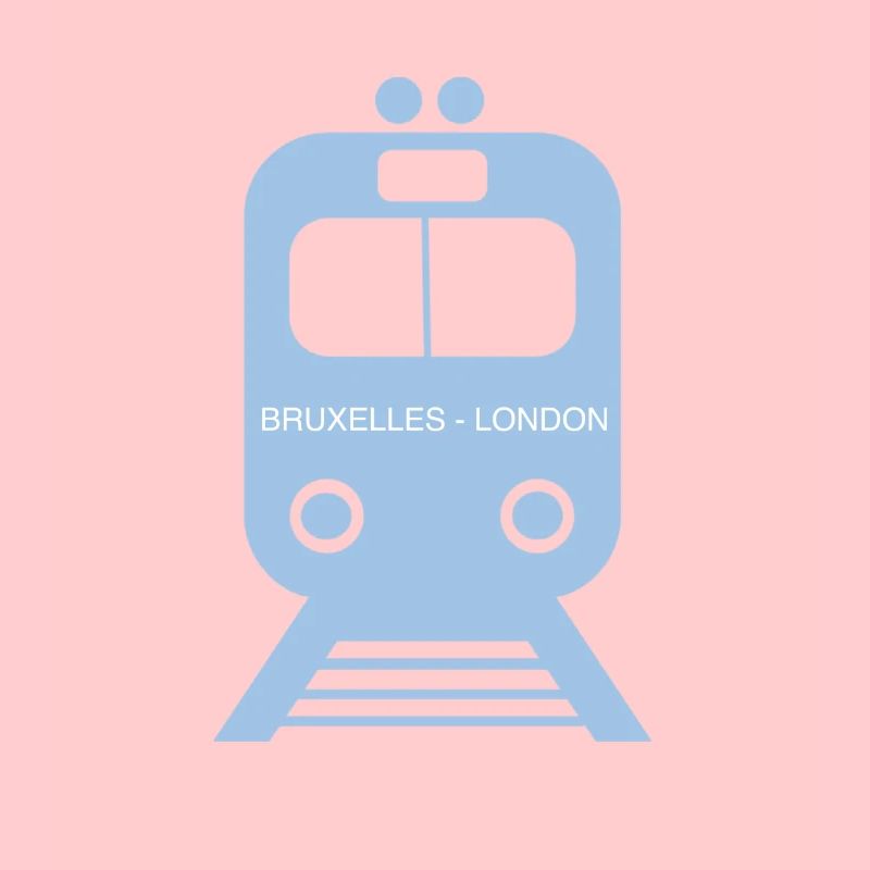 Train journey from Brussels to London