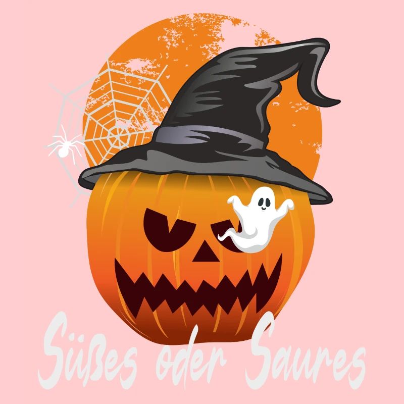 Halloween Kürbis Süßes oder Saures