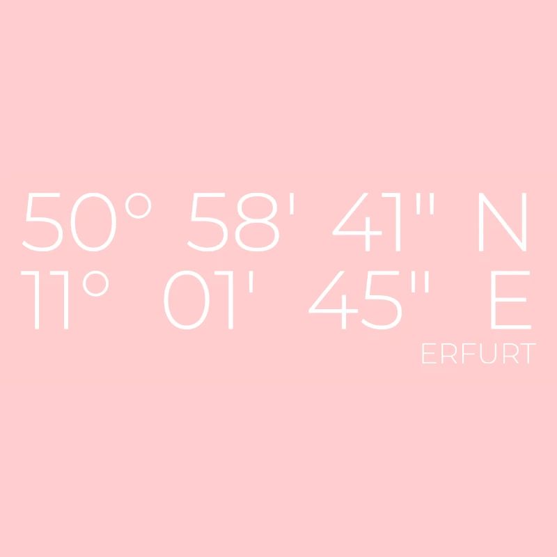 Coordinates Erfurt