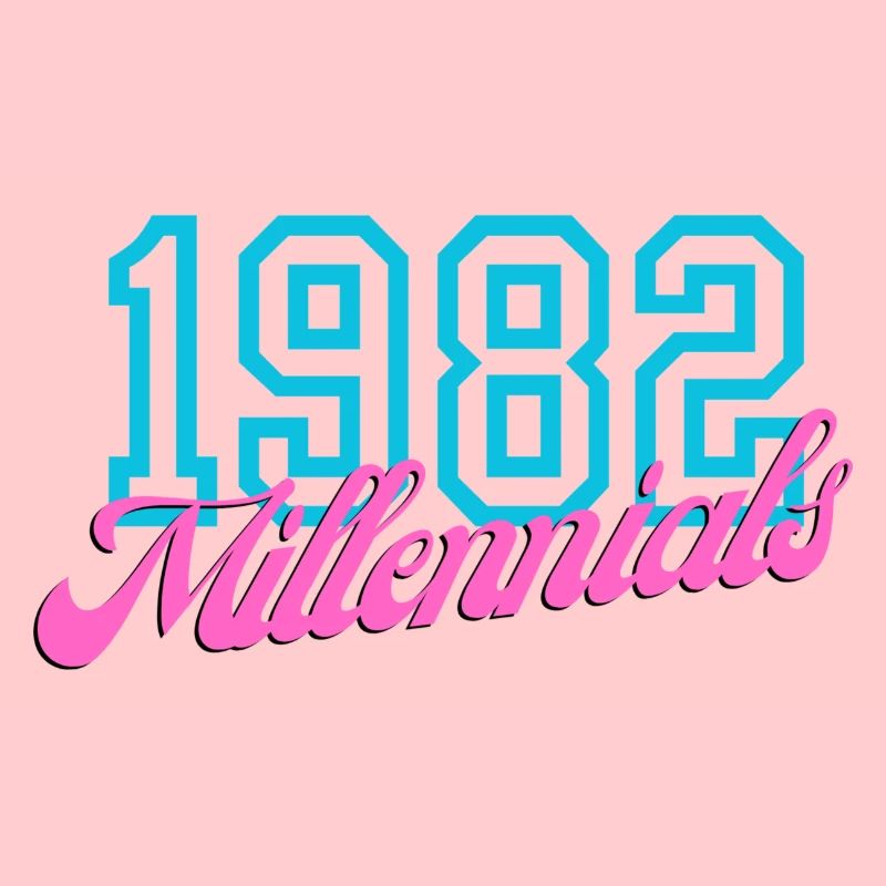 1982 Millennial Retro Numeric Design