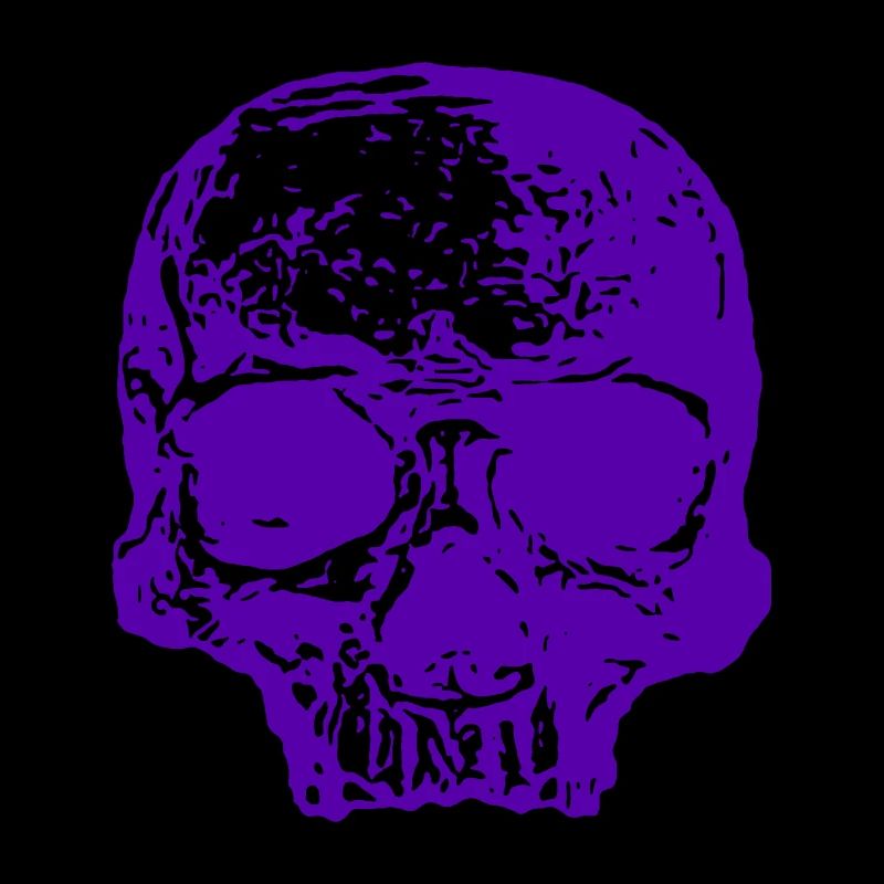 Crâne violet