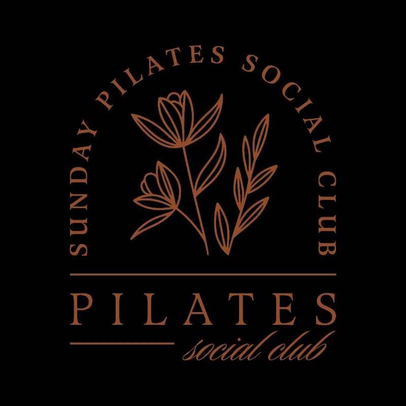 Pilates Club Studio Class Mädchen Boho-Ästhetik