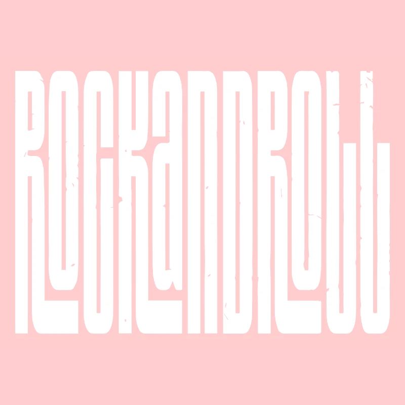 rock and roll bold logo design