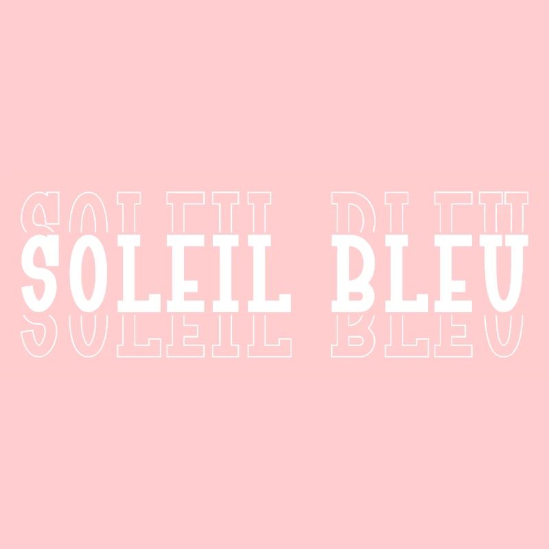 Soleil Bleu Typographique