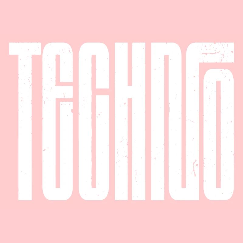 Techno Bold Retro Typografie