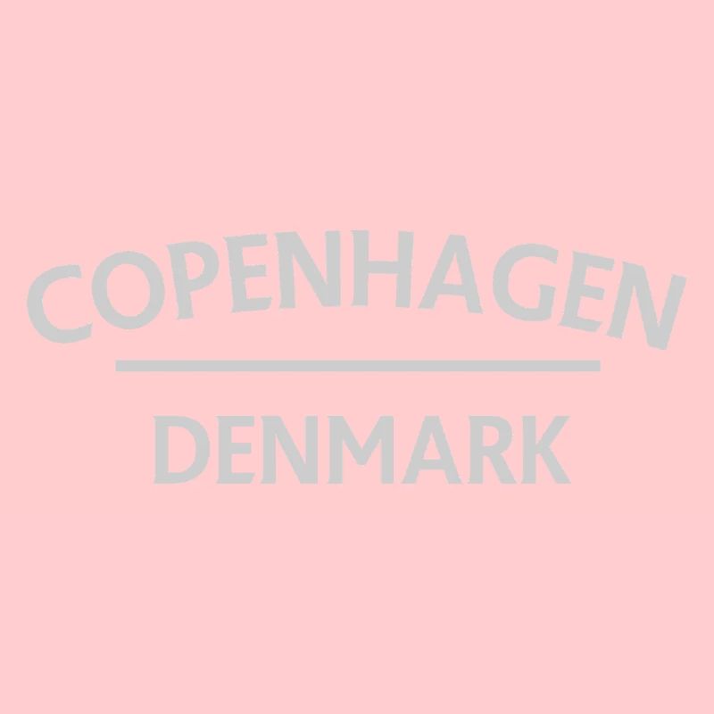 Copenhague – Danemark Textdesign