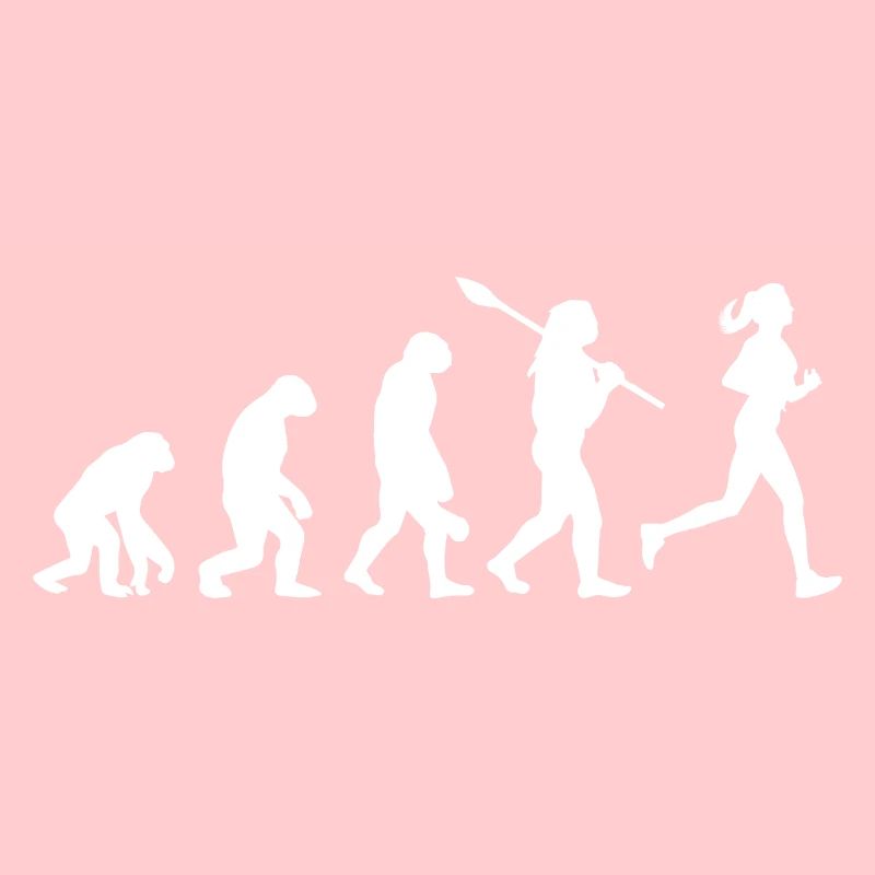Évolution de la silhouette de la femme en course