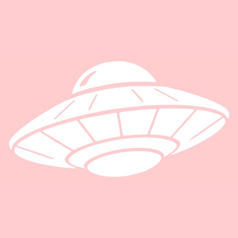 UFO Raumschiff Clean Silhouette Vektor
