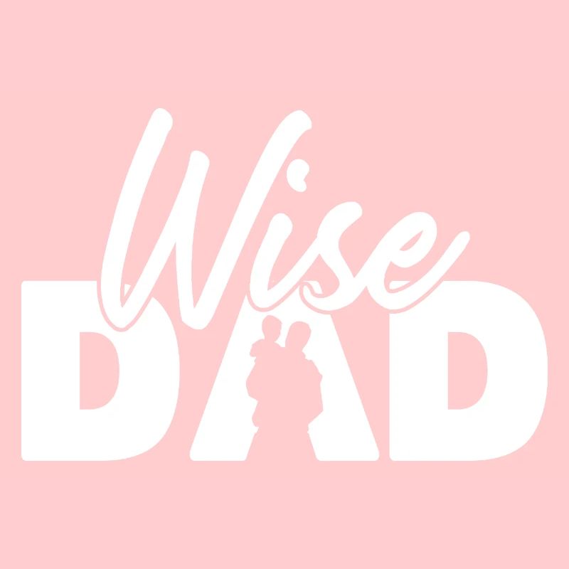 Wise Dad Silhouette Vaterschaft Elternschaft