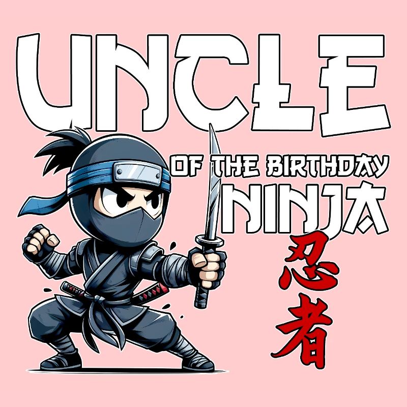 Onkel des Geburtstags Ninja Geburtstag Lustig