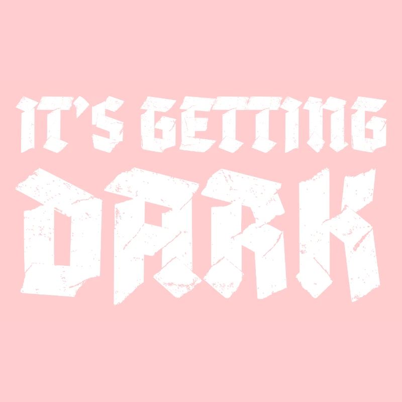 C’est Getting Dark Graffiti design typographique