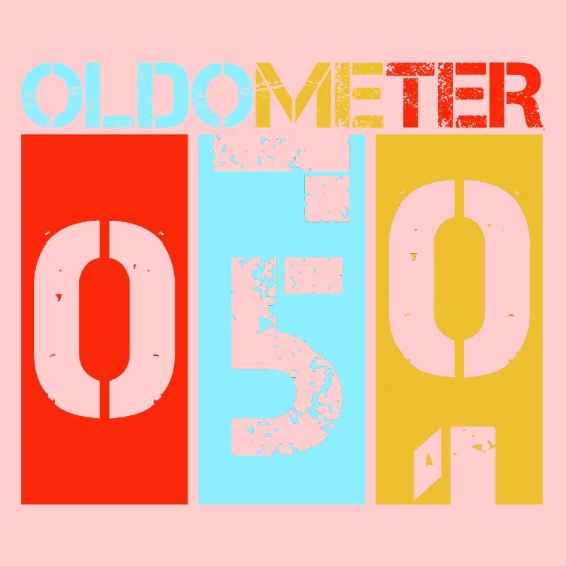 Oldometer 50 Vintage Retro 50. Geburtstag