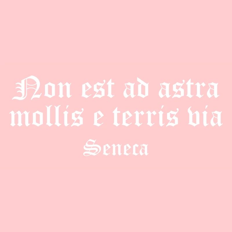 Non est ad astra Gothic Latin