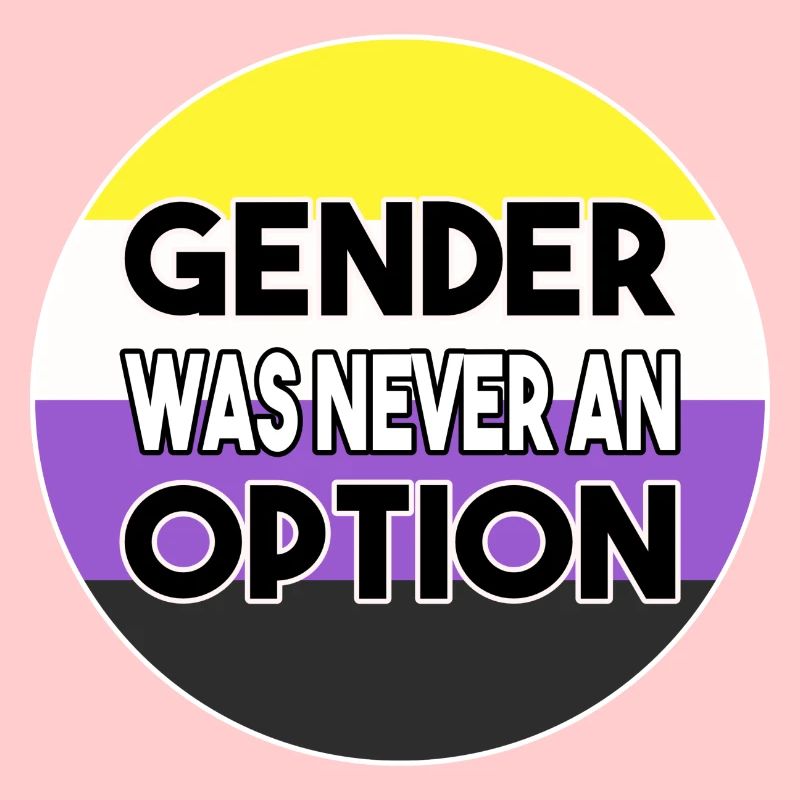 Non-binary nonbinary gender nonbinary saying