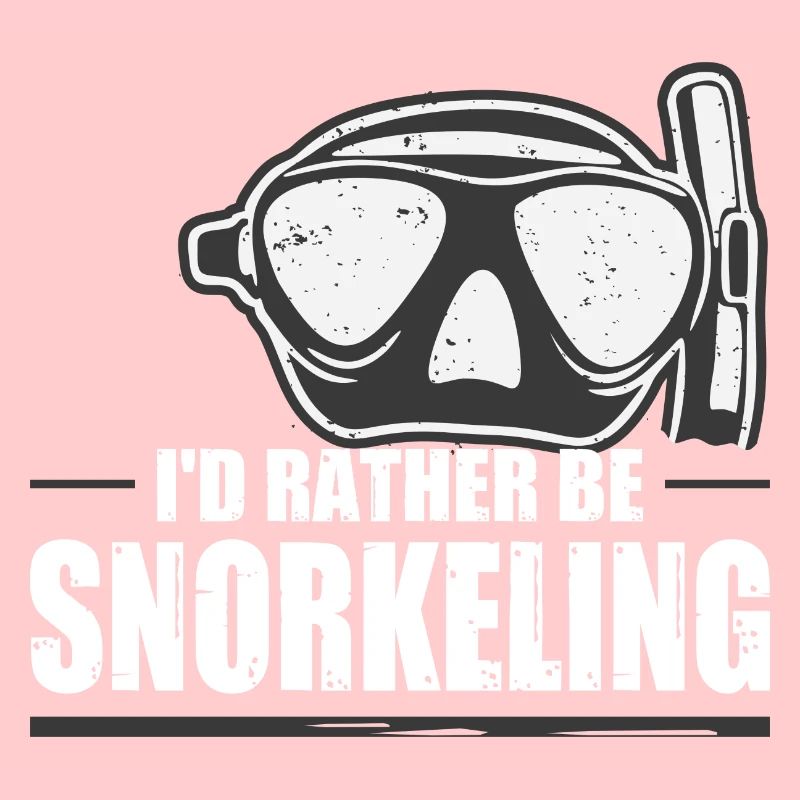 Schnorcheln Tauchen I'd rather be snorkeling
