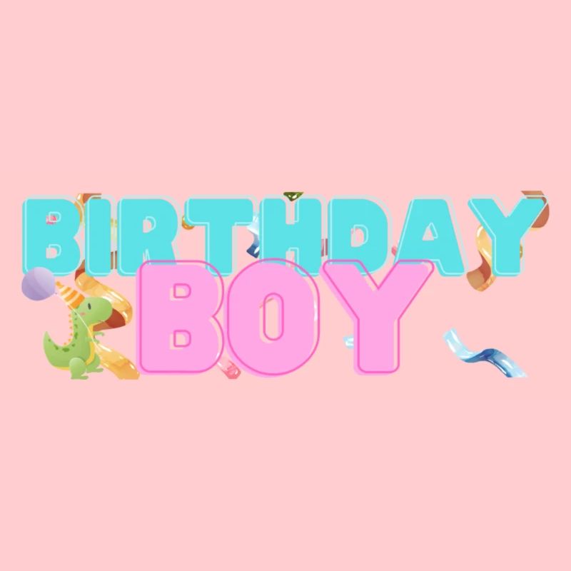 Dino Anniversaire Garçon