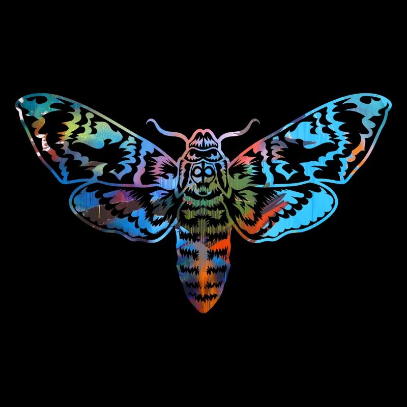 mothmoth,contour,gris,beige,mite,coloré