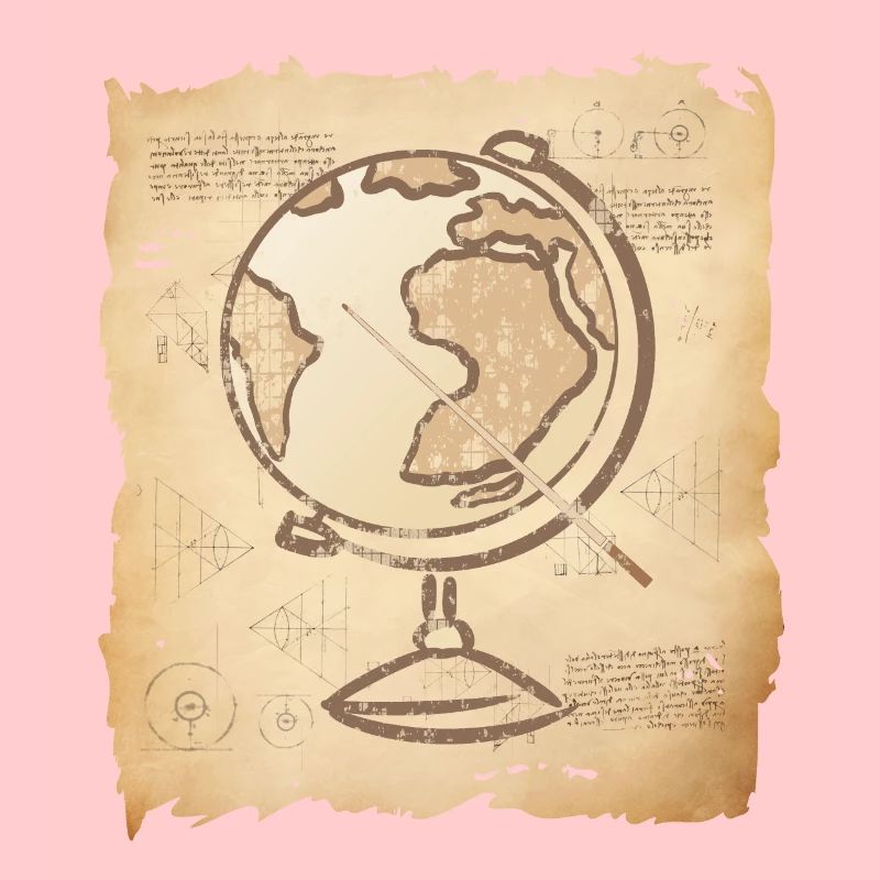 Géographie - Vintage Globe & Pointer
