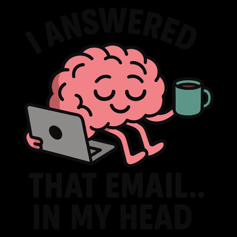 J’ai répondu à cet e-mail... Dans ma tête