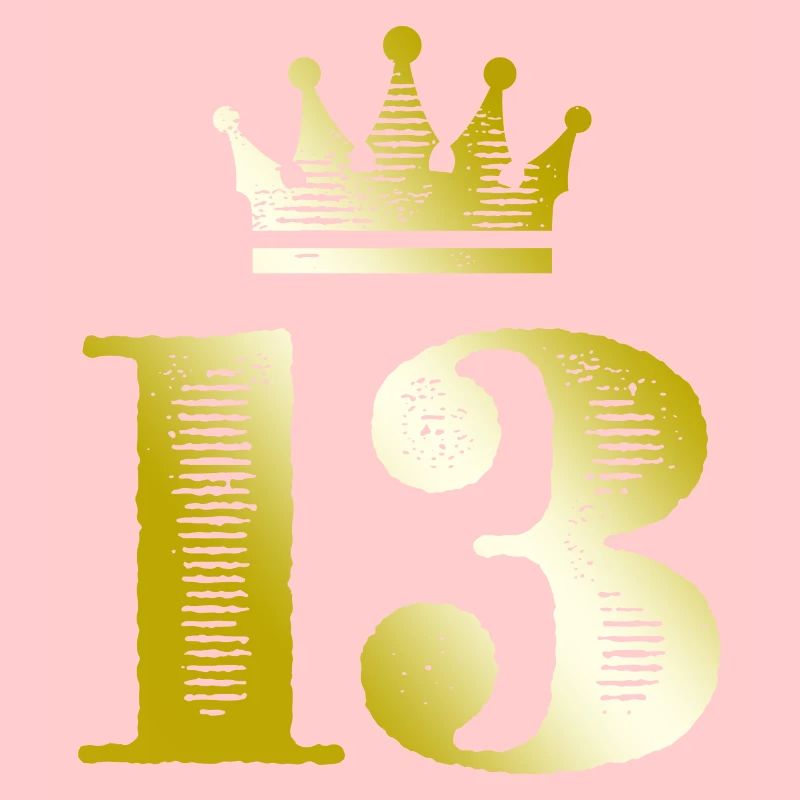 13 Chiffre Couronne Or