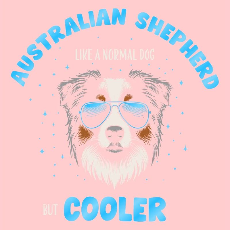 Aussie - comme un chien normal mais turquoise plus cool