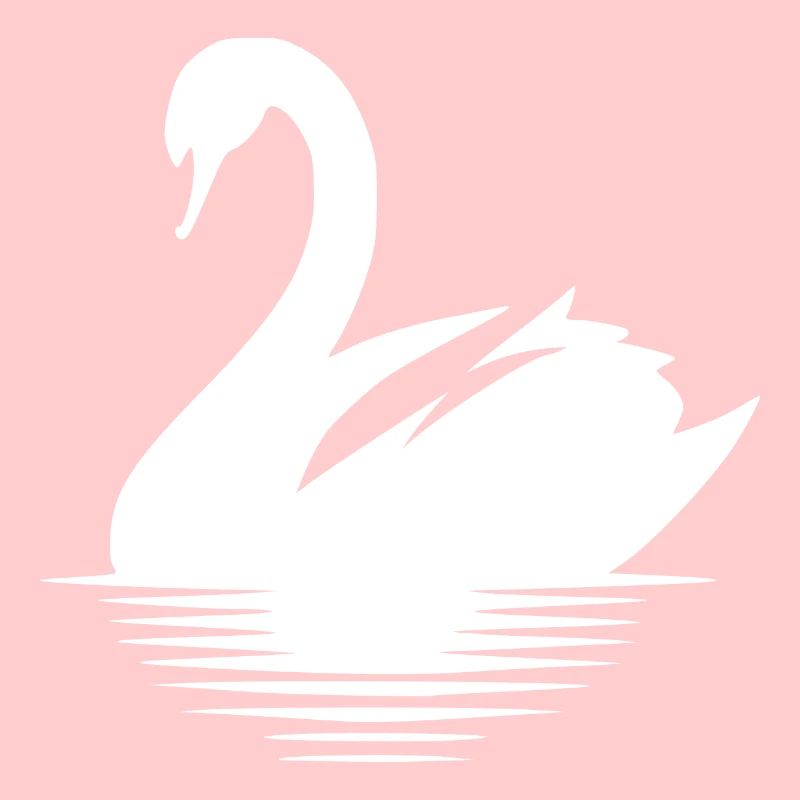 Großer Wasservogel Schwan Portrait
